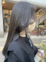 エトラ 渋谷店(etora)&nbsp;くびれ巻き　レイヤーカット　グレージュ