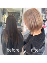 ガルボヘアー 桟橋店(garbo hair)&nbsp;ハイトーン大人可愛い20代30代40代