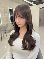 シイム(CYM)&nbsp;レイヤーロング/チョコレートブラウン/透明感カラー