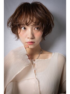 カバーヘアアンドスパ ブリス 浦和(COVER HAIR&SPA bliss) 乾かすだけ抜け感フェザーショートマッシュパーマw浦和20代30代