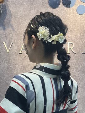 バサラ 池袋店(VASARA) ポニーヘアアレンジ♪着物ヘア/浴衣ヘア/卒業式ヘア/成人式ヘア