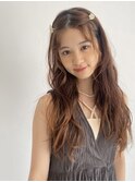 〔mist：Yoshimi〕ゆる巻きロング/くすみベージュ/無造作 #248