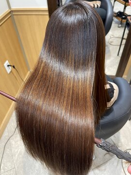 ヘアモード カクテル 髪質改善ストレート×ツヤツヤロングヘア