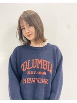 ヘアーサロンライト(hair salon Light)&nbsp;結べる顔まわりレイヤーボブ