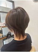 20代30代40代50代人気ショートウルフカット小顔スタイル