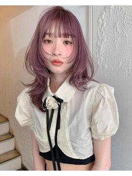 フェブ(fev) 【fev_momo】layer cut+lavender
