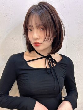 ポーチバイハニー オモテサンドウ(PORCH by HONEY omotesando) バタフライカット/フェイスレイヤーボブ/チャコールグレー2