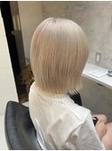 ホワイトベージュ/ミルクティーベージュ/エフェクトブリーチ