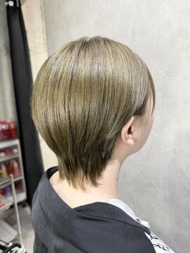 ルノン(LUNON) 暗めカラーグランマッシュデザインカラーフェイスフレーミング