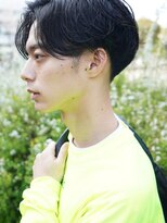 ロミーオム 本厚木(ROMMY. Homme)&nbsp;センターパート　まとまりニュアンスパーマ