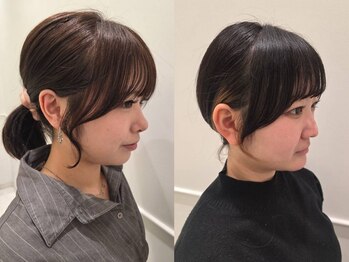 六本木美容室 白金店の写真/白金台5分・目黒駅10分◆毎朝簡単styling☆韓国風黄金比のフォルムカットで360度どこから見ても可愛く♪