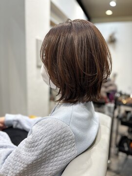 ゼン ネオ(Zen Neo) 【髪質改善】動かすミディアムスタイル　くびれボブ　20代30代