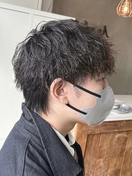 アンジェリカ 立町店(ANGELICA) 無造作ツイスパショートウルフ