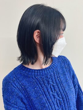 モリオフロムロンドン 松戸店(Morio from London) 【morio松戸 アイダ】20代黒髪レイヤーボブくびれボブ/レイヤー