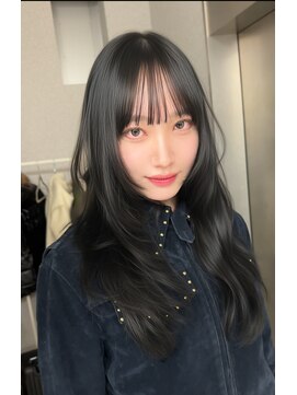 天神美容室 海外レイヤーカットハッシュカット