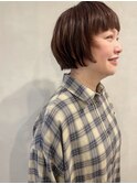 【shima】チョコレートブラウンと丸みbob