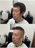 40代のフェードメンズカット/清潔感