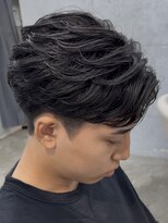 エデアンホンテン メンズサロン(EDEAN 本店 (旧:EDEAN 上通)) 熊本フェザーパーマ シャドウパーマ 刈り上げセンターパート