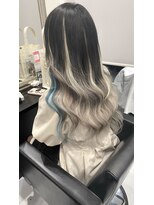 ヘアーデザイン ジェルム(Hair Design germe)&nbsp;プルエクステシルバーグラデーション #しのだスペシャル