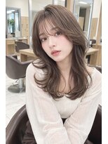 アッシュ 桜新町店(Ash)&nbsp;桜新町/レイヤーカット/ボブ/韓国ダブルカラー/白髪ぼかし