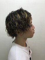 パティオンツー(PATIONN2)&nbsp;夏のセミウエットハイライトウェーブクラウドマッシュスタイル