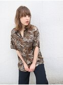 『カット+ファストブリーチ+ホワイトグレージュ』