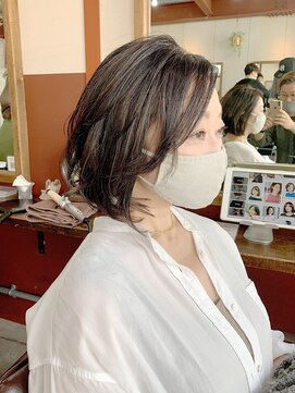 ルーファス 恵比寿 渋谷(Ruufus) 40代50代前下がりボブ【Ruufus恵比寿渋谷】3151b