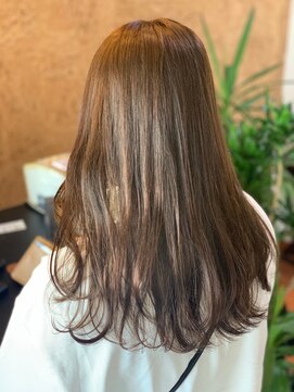 アークスヘアー 艶カラー☆大人可愛い♪マロンブラウン×ゆるふわロング