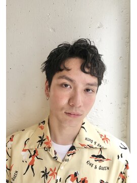 マカロニコースト(macaroni coast) メンズショートパーマスタイル