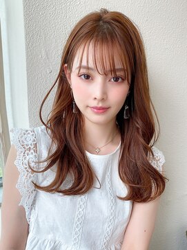 アフロート エル 錦糸町(AFLOAT L) 大人かわいい/ヨシンモリ/美髪/シルキーベージュ/前髪カット