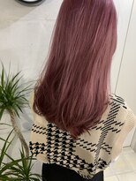 デューヘアー(due hair) ブリーチカラー ピンク