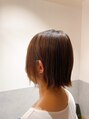 オリバ ヘアー(OLIBA HAIR)&nbsp;切りっぱなしのミニボブでらくらくスタイリング♪