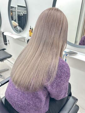 ヒビヲ 横浜西口店(HIBIO) ダブルカラーハイライトイルミナカラーインナーカラーブリーチ