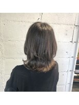 リュネッツ あざみ野店(lunettes)&nbsp;【白髪ぼかし】ハイライトグレージュ×ウルフスタイル