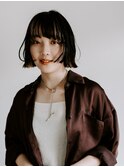 グレージュカラー×フレンチカジュアルボブ