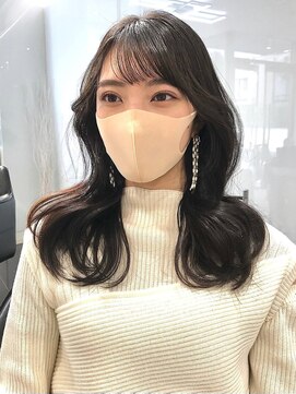 ラブクロムトーキョー オモテサンドウ(LOVECHROME OMOTESANDO) 韓国くびれへアプリカール大人ガーリーチョコレートモード