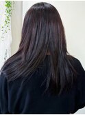 20代30代40代大人3Dカラーダークブラウン艶感ロングレイヤー
