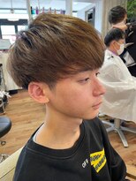 ヘアショップエヌアンドエー 久喜店(hairshop N&A)&nbsp;メンズカット 爽やかショートマッシュ 毛流れニュアンスパーマ