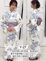 プティクローシェ バイ クオーレ(petite cloche by CUORE)&nbsp;浴衣一式レンタル 浴衣番号 Y-27