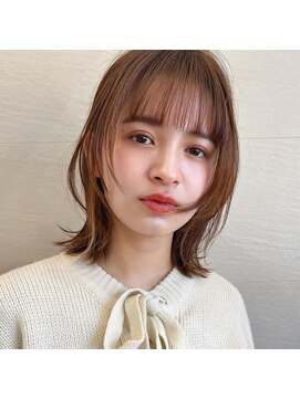 ラフ フロム ガーデン(Laf from GARDEN) レイヤーカット/デザインカラー/くびれ/ミディ/髪質改善/韓国風
