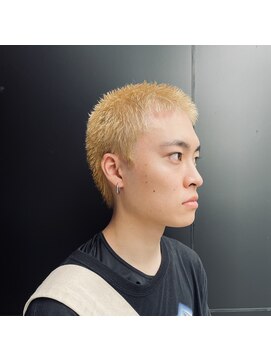 ランディ(RANDY) メンズ　金髪ボウズ