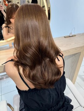 エジョン 八幡山店(Aejon) レイヤーロング/ヘルシースタイル/韓国ヘア/ベビーピンク/調布