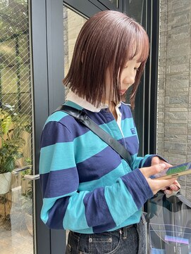 オンドバイサク(ondo by Saku) 暖色カラー/ブリーチカラー/ピンクカラー/20代