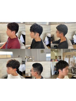 豊富な経験と知識でベストスタイルをご提案！シェービングで肌の清潔感もUP◎