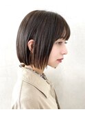 お手入れ簡単!大人ショートボブ