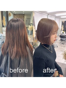ガルボヘアー 桟橋店(garbo hair) ハイトーン大人可愛い20代30代40代
