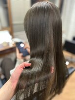 ビス フルール 日暮里店(Vis fleur)&nbsp;大人可愛い大人美人くすみカラーオリーブベージュ