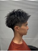 メンズショート/アップバング/短髪/ビジネス/刈り上げ/学生