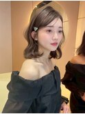 ♪顔周り 韓国ボブ レイヤー 髪質改善 縮毛矯正