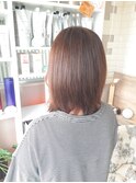 40代髪質改善トリートメント艶感ストレート透明感ミディアム